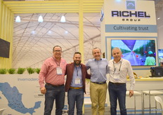 Alejandro Medel, Sasha Koessler, Avrelien Vielledent and Andres Navarro with Richel Group