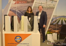 Fatma Demir and Anil Cenk Cinar with the Turkish company Istanbul Sera Plastik, looking to extend their company to Mexico