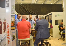 It was very busy the whole day at the Horticonect booth