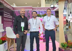 Miguel, Guillermo and Ramiro with Signify Mexico