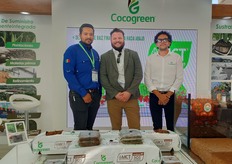 Roberto Ramirez, Thomas Ogden and Jenaro Marquez with Cocogreen