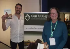 Joshua Harris and Donna Mogg from Fair Farms.