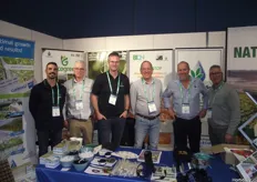 Michael Gangi from EE Muir & Sons, Darcy Filmer from Natural Solutions Australia, Aaron Milner, Byron De Kock and Peter Hoeck from EE Muir & Sons, and Leon Atsalis from Eclipse Enterprises Australia Pty Ltd.