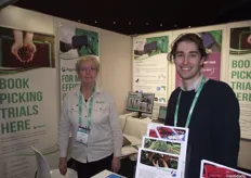 Henrietta Child and Kit Crawford from AgPick Technology.