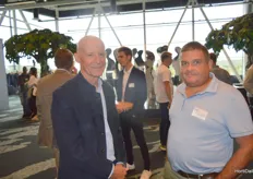 Thierry Legros (Red Sun Farms) and Eric Guillou (Groupe Thomas Plants)