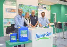 The team of Roam Technology with their Huwa San TR50 to clean water