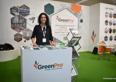 Carla Ramos from GreenPro Ventures who produce climate control solutions for safe crop sproduction