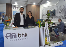 Hamdi Akarsu and Nurilia Baylan from BHK Greenhouses who are busy finilizing a greenhouse for tomatos in Turkey