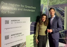 Job Knook (thanks for using your camera for a while!) and Kim Schotborgh with GreenTech promoting their coming exhibitions in Mexico and Amsterdam