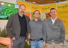 The cheerful trio from Volmary: In addition to the successful variety program for sweet potatoes and pumpkins, the company has also recognized the potential of melon cultivation. The first varieties are already successfully grown in southern Germany, according to Manuel Scheuring (m).