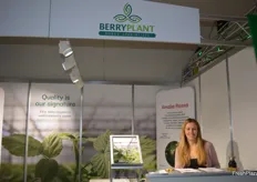At the booth of the company Berryplant from Italy.