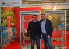 Massimo Bellotti and Andreas Herbrandt from Cartonpack GmbH.