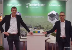 Beekenkamp is a wellknown supplier to commercial horticulture and a regular exhibitor in Karlsruhe. The company looks back on a successful trade fair presence, says Joost van Ruijven (l).
