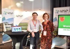 Gege machinebouw with Bert van Schaik and Rianne de Groot. Bert likes to attend this fair because of the large number of international visitors, which saves a few months of traveling himself.