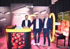 Agrolux - Gavita with Bram Zwinkels, Peter van der Kaaij, and Gert-Jan Dekker showcasing LED grow light installations.