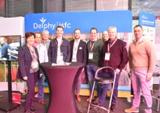 Delphy is the proud organizer of this Strawberry Day and ISFC. Left to right: Trudy, Paul, Hans, Pieter, Bram, Marc, Vera, Ton, and Bart.