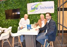 InFa Techniek with Arjan Sennef, Rinus Faasse, and Demy Ottens, specializing in the development, manufacturing, and installation of customized water technical installations.