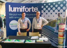 Hidde Huisintveld and Michiel Seignette from Lumiforte. They are preparing for IPM, where they will showcase the applications of drones in horticulture.