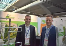 Meteor Systems Luuk Stellmach and Sebastiaan Smeur showcase their complete strawberry growth solutions.