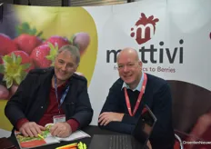 If you're looking for both strawberries and raspberries, Mattivi is the place to be. Luciano Mattivi and Jurgen Verheyen.