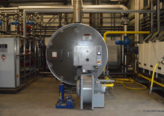 ... a burner system and boiler for converting gas from the biogas plant for heating the greenhouse...