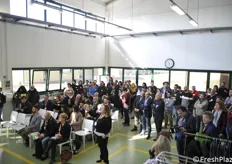 The employees of the Sant'Agada Bolognese office participated in the inauguration ceremony, as well