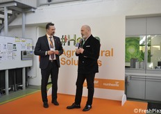 Salinas Reyes and Stefano Bocciani, the president of the Emilia Romagna regional government