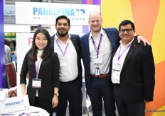 The team of Panalpina; Luis Carlos Bautista, Stepham Ribauleau and Juan Pablo Collaguazo with their interpreter Wu Hanfei. With several offices and 1,500 employees, they are one of the biggest in China. Over the last years, they have increased their shipments of flowers.