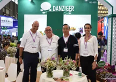 Amir Dor, Micha Danziger and Anat Moshes with one of their young plant producers. According to Micha, the market for flowers and plant is growing fast in China. "According to the Shanghai Flower Association, the industry is growing 20% per year in this area."