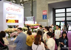 It is clear that China is a flower-loving country. The flowers on display attract a lot of attention.