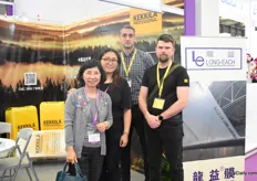 Julia Wu and Jeania Wu of Foreport Agent (agent of Kekkila in China) together with Ned Basic and Alexander Kovache Vich of Kekkila Professional.
