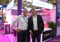 Denis Dullemans of Agrolux with Arjan Pauw  of Gavita.