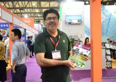 M.B. Naqvi of Floriculture Today was also visiting the show