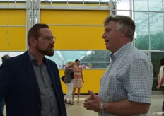 Jürgen Holler, Sales Manager of Rewe Region South, with Gerhard Garnreiter