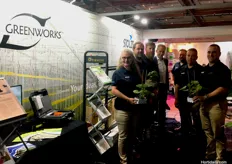 (L to R) Saskia Blanch, Kynan Smyth and Jamie Togyer from AIS Greenworks, Vincent Kuijvenhoven from Groden, David Franklin, Theo Stolze and Henry Bosman from AIS Greenworks.