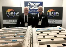 Roy Houweling from Pacer Profiles and Mark Lines from Grow Systems Australia.