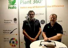 Peter Anderson and Trevor Dennis from Haifa Australia Pty Ltd.