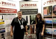 Garry Sandercock and Hannah Sandercock from ProPak Industries Inc.