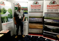 Brian Clark from Redpath Greenhouses.