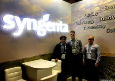 Tommy Le, Dion Potter and Peter March from Syngenta.