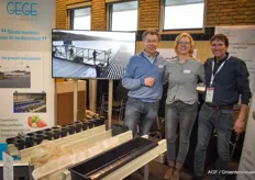 Bart van Schaijk, Maritha van Berlo and Rob van de Meulengraaf with GEGE Machinebouw 