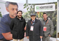 Matteo Porcelli, Paolo Voltarel and Fabio Dossi of Hortisecur Assicurazioni