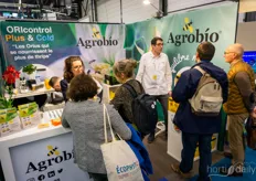 The Agrobio team met up with many visitors talking about their beneficial insects and their use in the greenhouses.