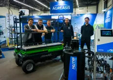 Matthieu Piffault, Julien Senequier, Quentin Campredon with Agroasis, and Adam Nenczak with Precimet. Agroasis is the dealer of, among others, the Precimet solutions.