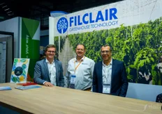 Team Filclair: Benoît Potier de Courcy, Gaetan Corgnet, Patrick Campasol