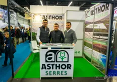 Asthor started a company in France two years ago. In the photo David da Silva, Claudio Perez and Gustavo Alvarez Perez