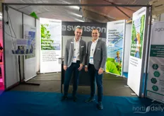 Mark van Dijk and Pieter Mol with Ludvig Svensson. Together with  Plant Empowerment, several breakfast sessions were organised prior to the show.