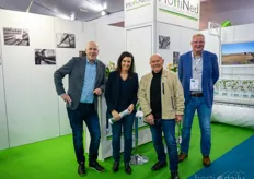 Hortined's Rihcard van Dijk was visited by Peter Rense, Holland Scherming, and Rene Couvlar, who has been working with Hortined for a long time, and Anne-Claire Goyer, local tomato grower.