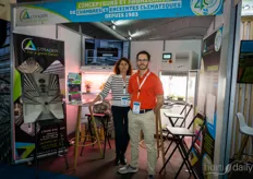 Annick Filippelli and Ludovic Retiete with Strader, active in developing climatic chambres for the industry.