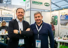 Sebastien Moulas and Luigi Pezzon with Arrigoni, Italian supplier of horticultural textiles